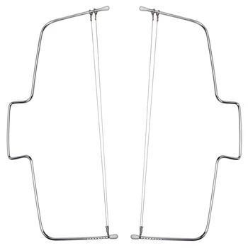 

2 Pcs Stainless Steel Adjustable Double Wire Cake Cutter Adjustable Cheese Cutter Food Grade