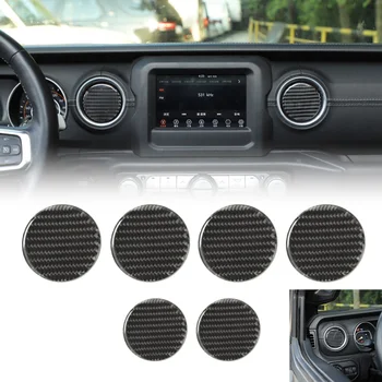 

Car Decor cover Trim For Jeep Wrangler JL Gladiator JT 2018 Carbon fiber Decor