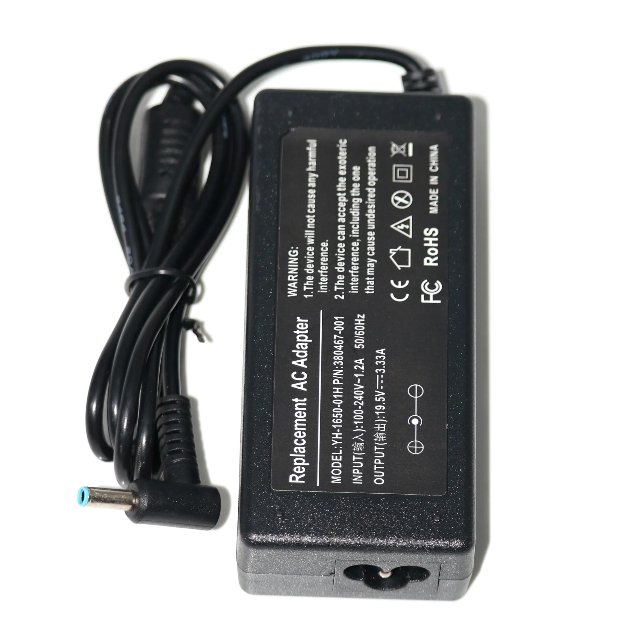 19.5V 3.33A 65W AC Power Adapter Charger Power Supply for HP 710412-001 PA-1650-32HH 753559-001 19.5V 3.34A