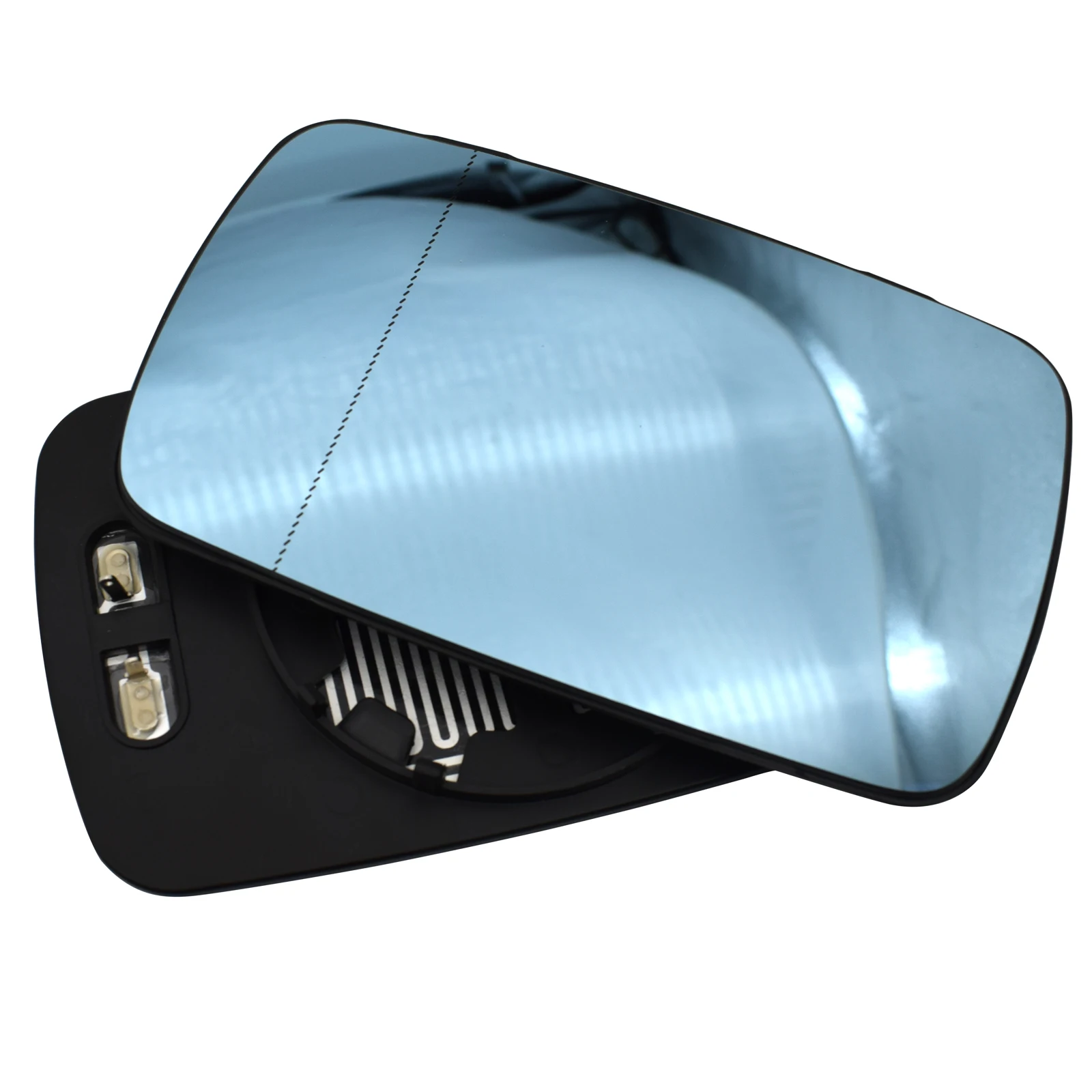 Für BMW 3 5 Serie E39 E46 320i 330i 325 525i 1997–2005 Links Rechts Tür Seite Flügel Spiegel Glas beheizt Blau Rückansicht Rückspiegel – Detail 1