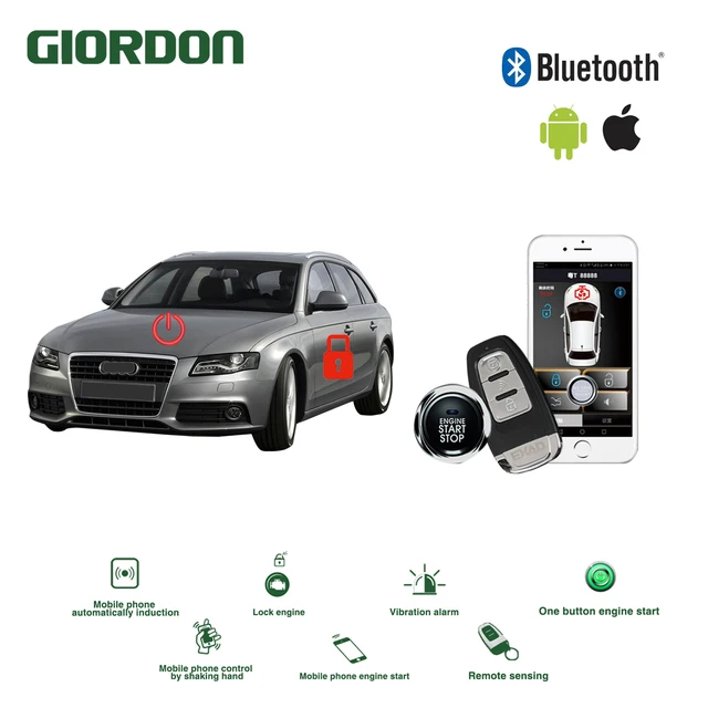 $US $150.07  Universal audi Keyless Entry PKE Comfort System ios Android APP Phone Car Alarm Boost Remote Start 