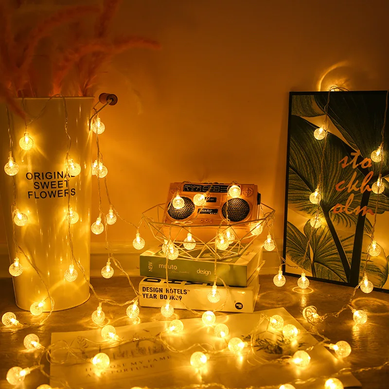 

3m LED fairy lights garland curtain lamp Remote control USB string lights New Year Christmas decorations for home bedroom window