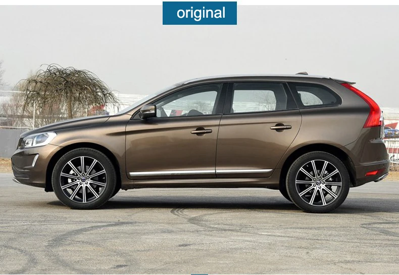Нержавеющая сталь окна автомобиля планки для volvo xc60 2009 2010 2011 2012 2013 аксессуары