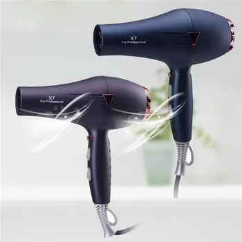 

2000W Powerful Professional Salon Hair Dryer Negative Ion Blow Dryer Electric Hairdryer Hot/Cold Wind With Air Collecting Nozzle