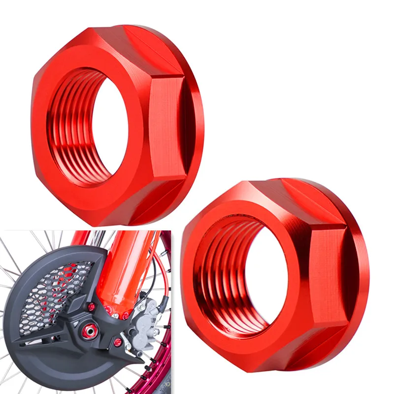 Motorcycle M16 Front & M22 Rear Wheel Axle Nut Screw Bolt For Honda