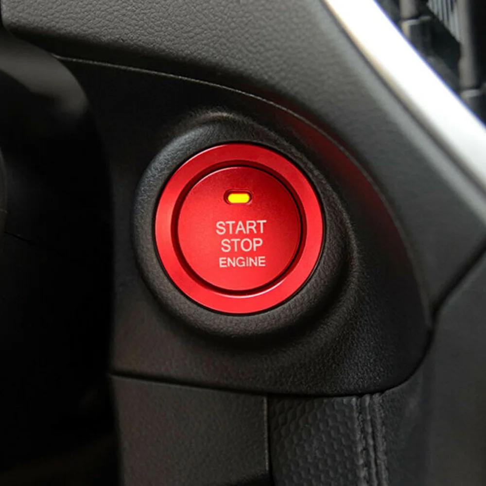 

1 X Engine Push Start Button, Surrounding Ring For Subaru BRZ Crosstrek WRX STI
