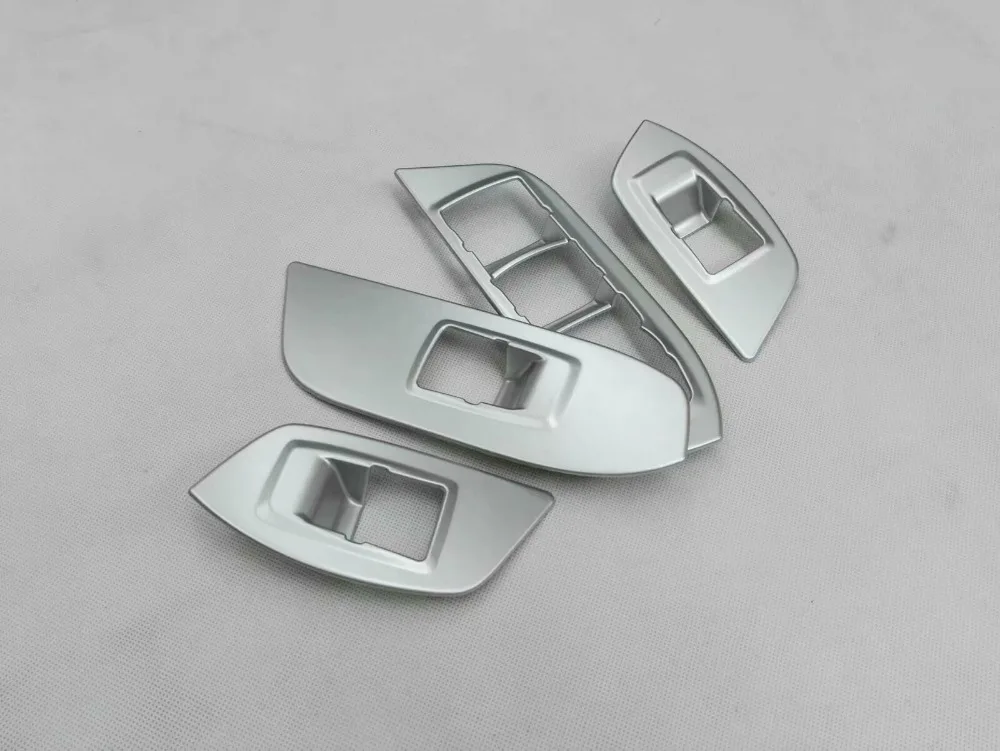 4 шт. ABS Хромированная кнопка переключения окон Накладка для Chevrolet Equinox