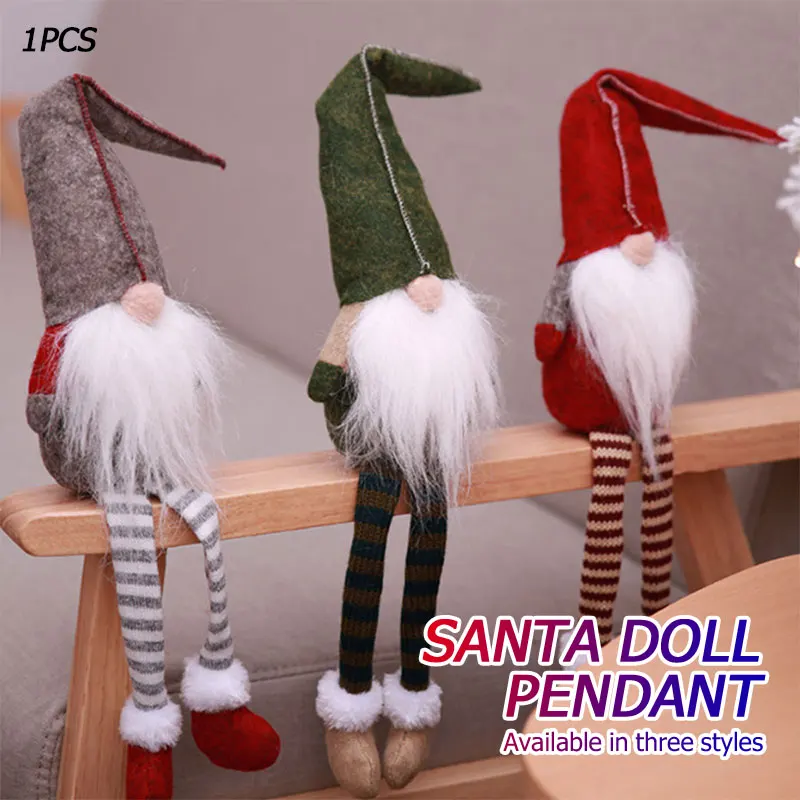 

Elf Santa Decoration Cloth Art Xmas Santa Claus Doll Christmas Gift Toy Goods Beautiful Dinner Party Home