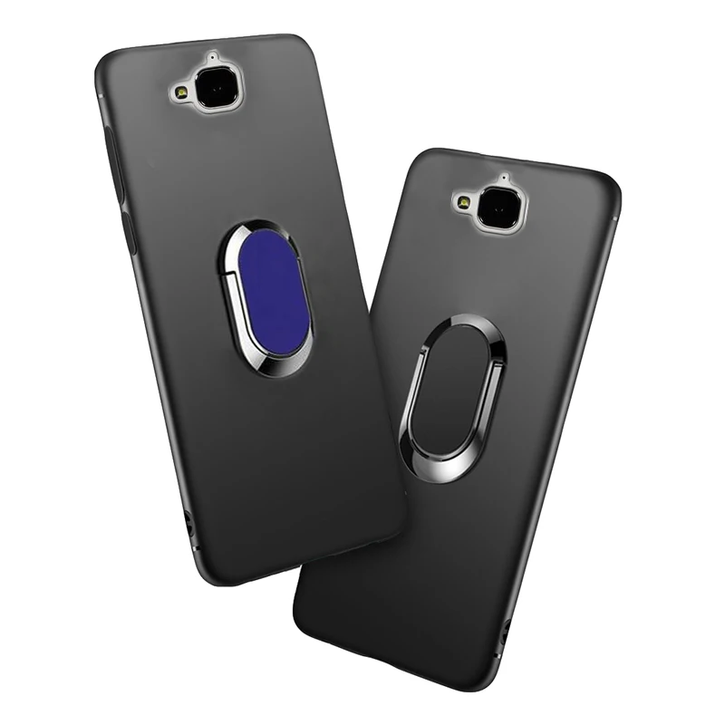 

For Huawei Y6 Pro Soft Case Honor Y6 Pro Case Magnetic Magnet Car Finger Ring Case On For Huawei Y6 Pro TIT-U02 TIT-AL00 TIT-L01