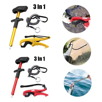 

Squeeze-Out Fish Hook Remover Fish Hook Separator Tools and Floating Fish Gripper Combo Kits ``1