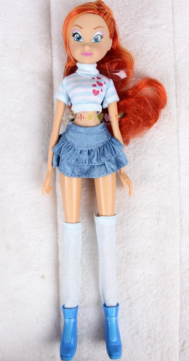 Кукла Радуга Красочные Девушка фигурки Фея Блум куклы, Классические игрушки для девочек подарок