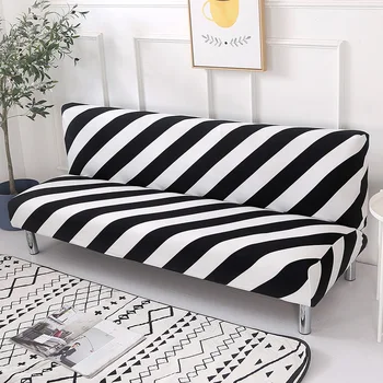 

150-215cm printed sofa bed cover elastic without armrest modern style sofa cover home sofa protective cover