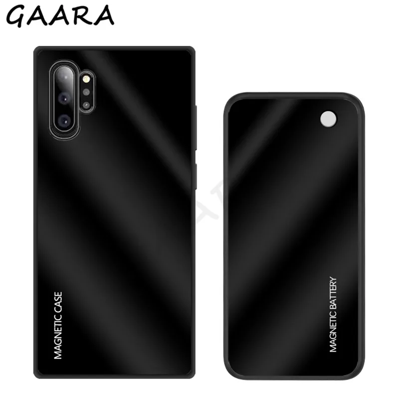 5000 мАч батарея зарядное устройство чехол для samsung Galaxy Note 10 Pro высокой емкости внешний портативный магнитный беспроводной зарядный чехол