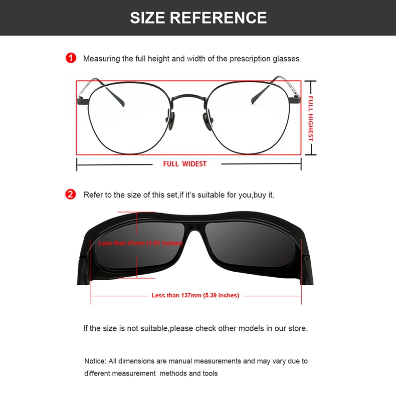 790-Fit Over Size Reference