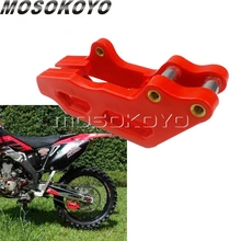 MX Enduro Мотокросс задняя направляющая цепи защитный блок красный для Honda CRF250R CRF 250 R 2004-15