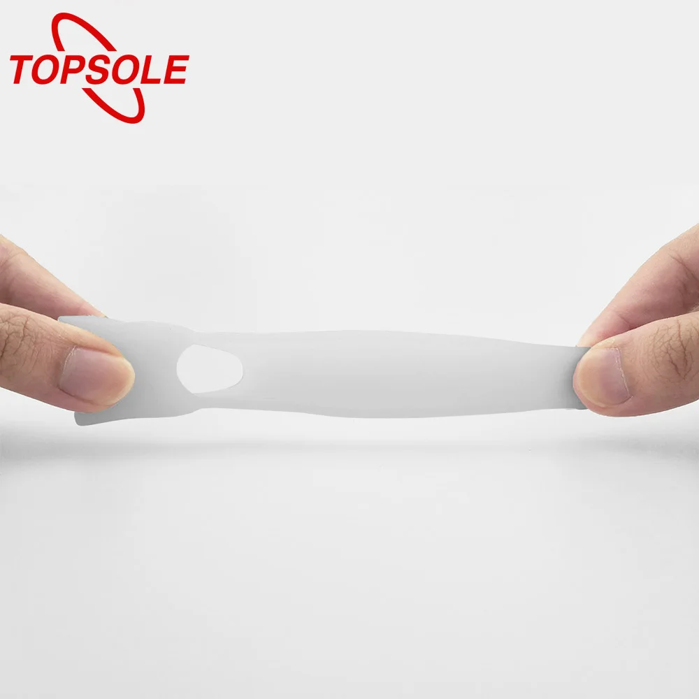 TOPSOLE 1 пара силиконовых ортопедических выпрямительных разделителей для снятия боли подошвенный фасциит обувь силиконовые стельки O1002