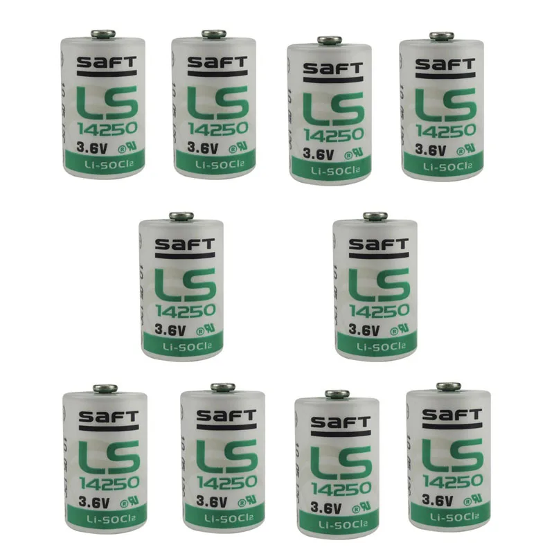 Лот 10 шт. SAFT LS14250 14250 14500 1/2AA 1/2AA 3,6 V одноразовое электронное оборудование литиевая батарея plc