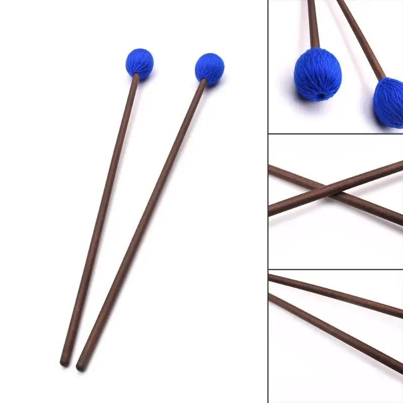 1 пара Marimba палка молоток ксилофон Glockensplel Маллет фортепианный молоток с ручки из бука ударный инструмент Аксессуары