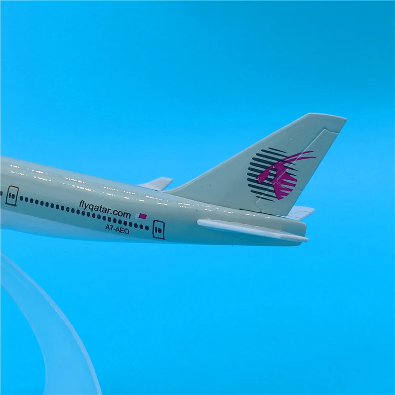 16 см 1:400 Масштаб Самолеты Qatar Airways Boeing B747 модель самолета наборы подарок модели самолета игрушки коллекционные украшения