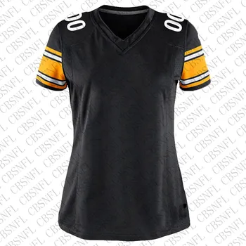 

Women's Pittsburgh Devin Bush 55 T.J. Watt 90 Pittsburgh Football Jersey Jerome Bettis 36 Joe Greene 75 American Game Jersey