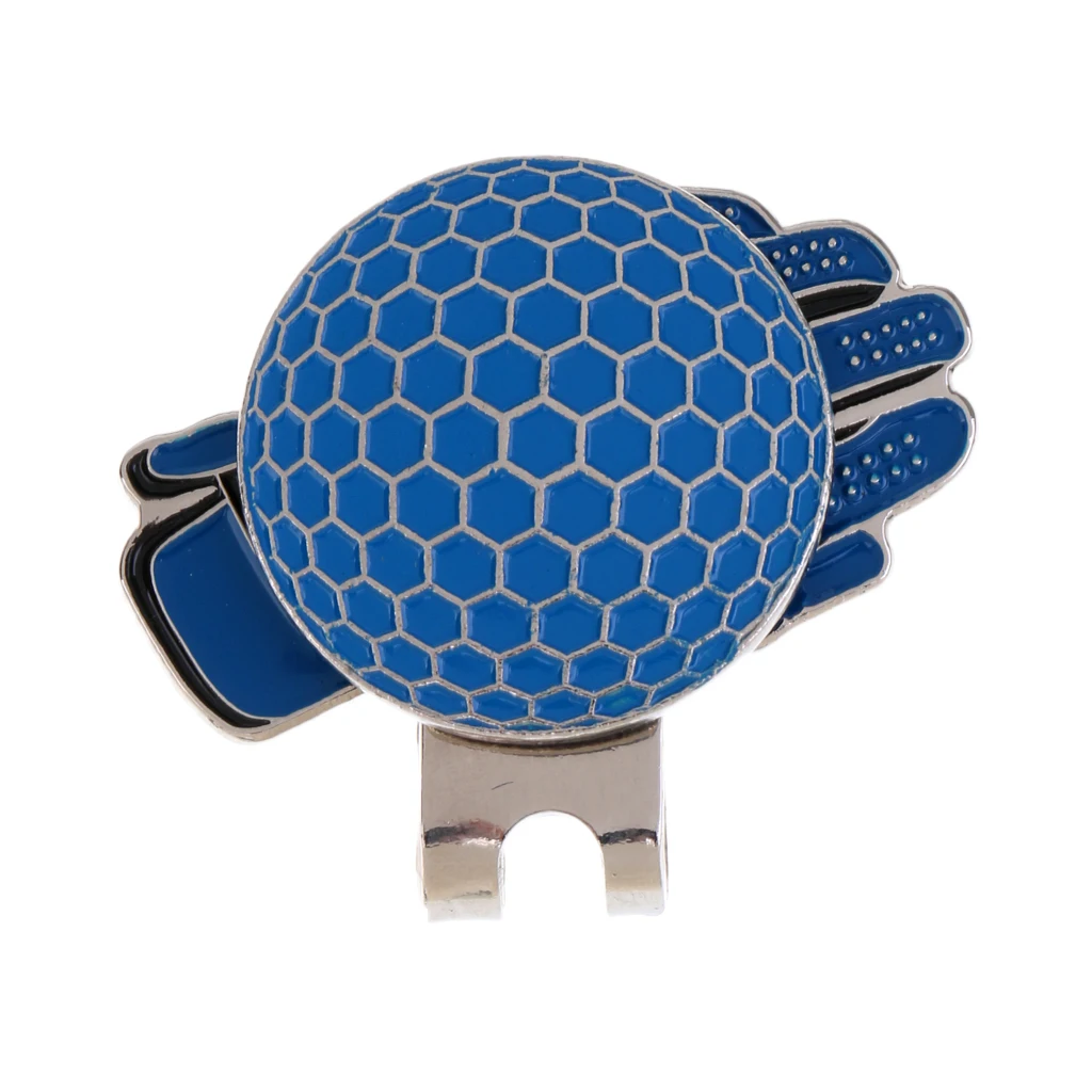 

Funny Glove Design Golf Hat Clip with Magnetic Ball Marker Golfer Gift