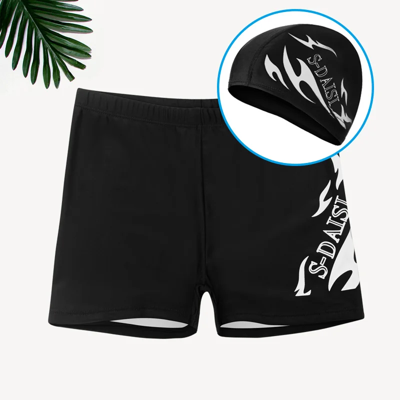 New Swimwear Men Swimming Trunks Anti-mite size plus loose Summer Sexy Men's Swimsuits set Boxer Briefs beach short pants - Цвет: Лаванда