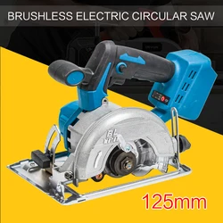 Makita – coupe bois électrique circulaire sans fil, 10800RPM, 125mm, Machine à scier réglable de 0 à 45 degrés, outil électrique pour batterie 18V 