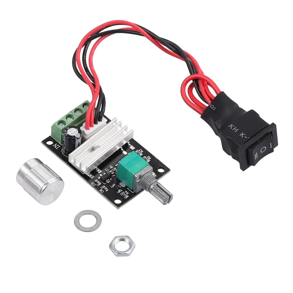 Neoteck 4 шт. для PWM контроллер скорости двигателя DC6-28V контроллер скорости двигателя 3A предохранитель
