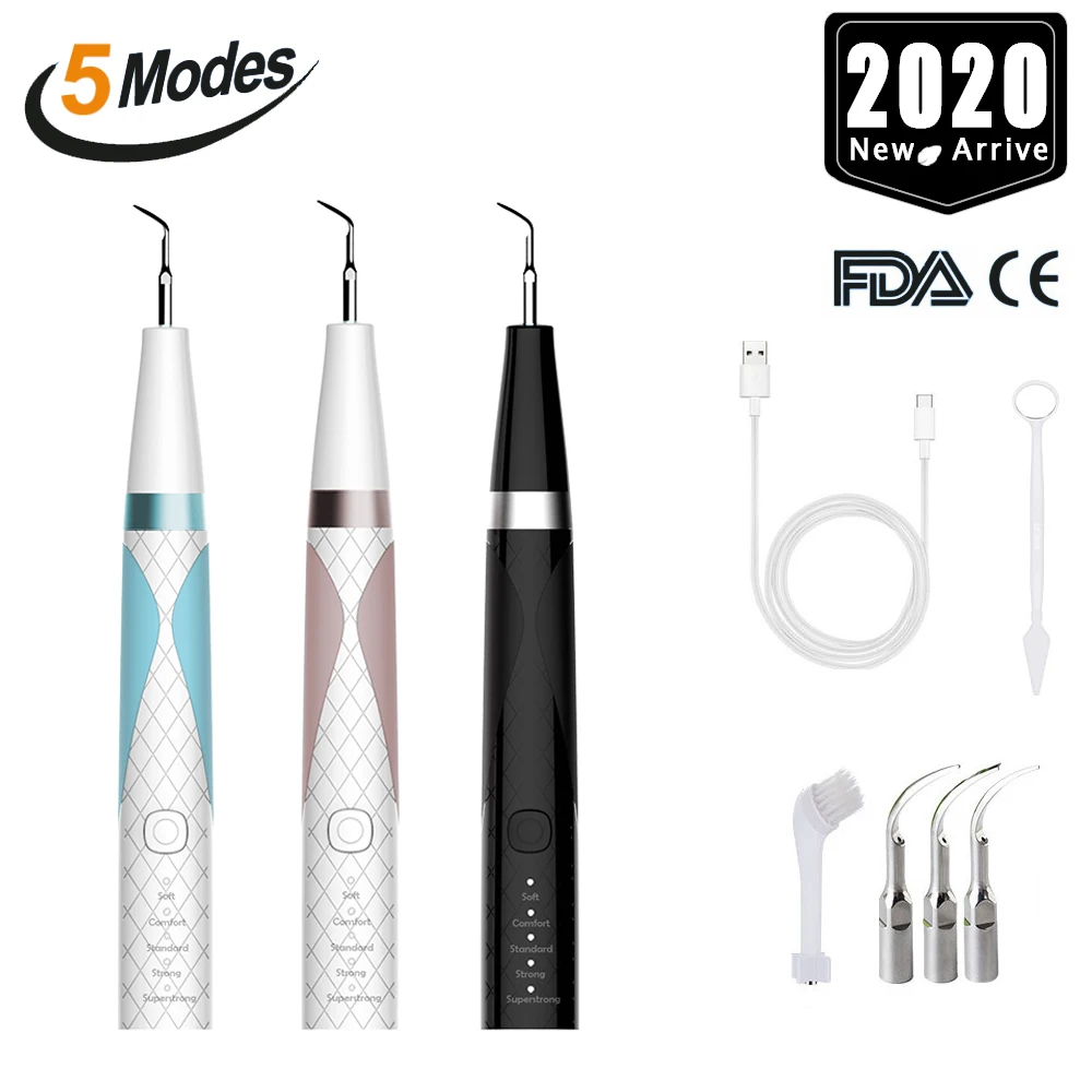 

Portable Electric Sonic Dental Scaler Tooth Electric Sonic Oral Calculus Remover Tartar Tool Dentist Teeth Health Oral Hygiene