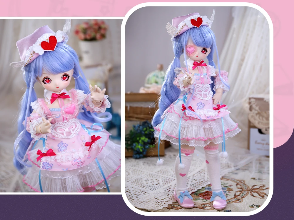1/4 BJD 16 Inch Ball Jointed Doll Full Set Includes Clothes Shoes