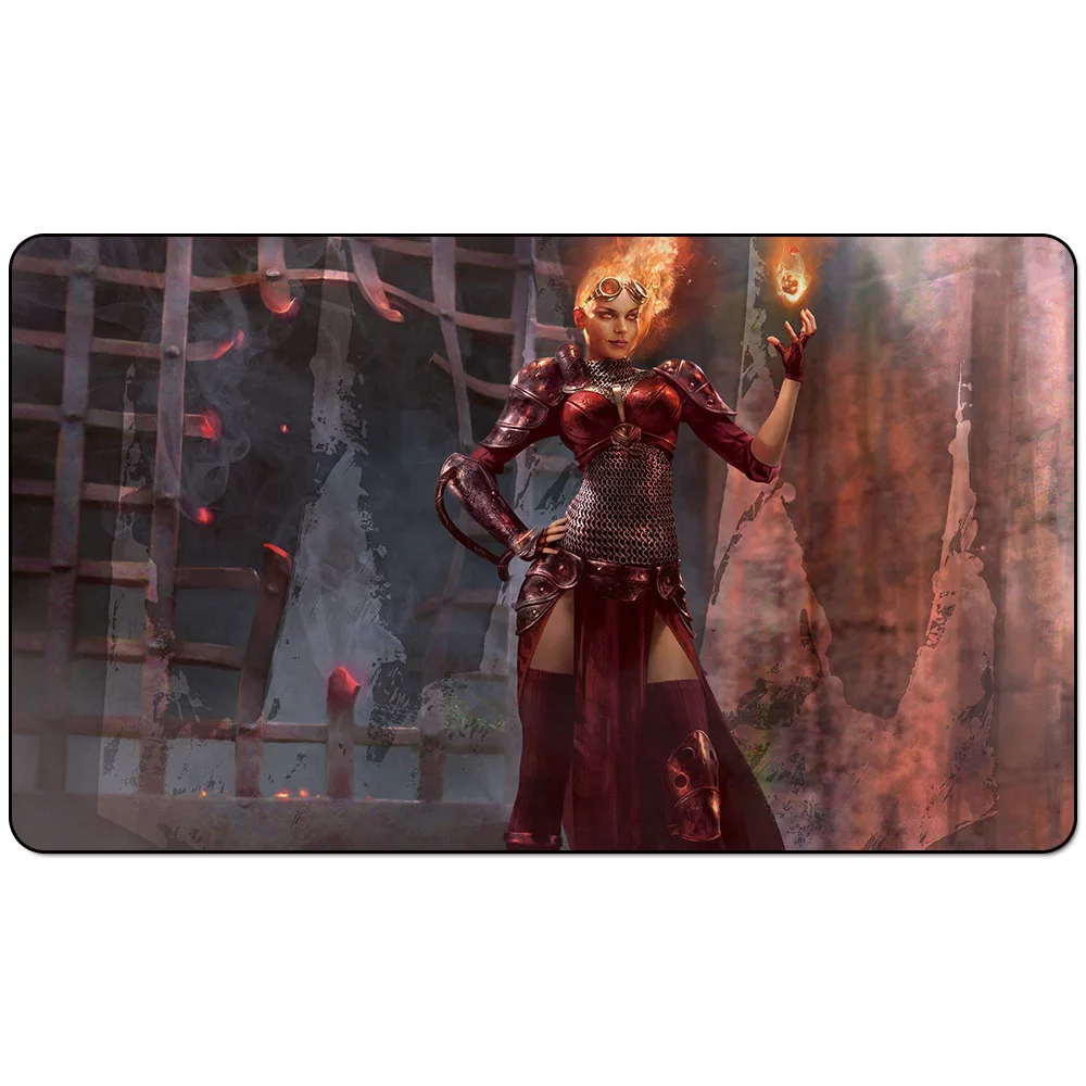 Игровой коврик mtg: CHANDRA(Современные мастера) игровой коврик MagicTCG 60 см x 35 см(2" x 14") Размер