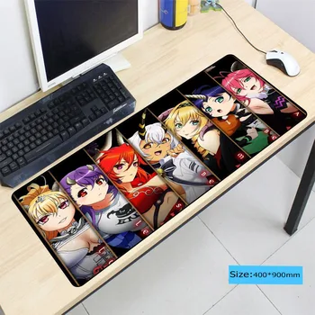 

900*400*4 Japan Anime Large Locking Edge Mouse pad Gamer gaming Mousepad keyboard mat for CSGO LOL DOTA Boy Indoorsman
