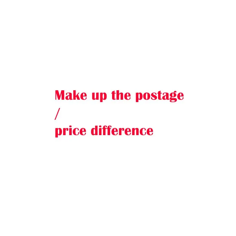 

Make up the postage / price difference