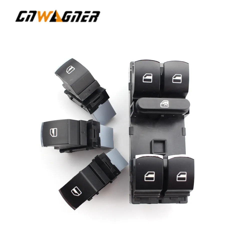4 шт./компл. кнопка переключения стеклоподъемника для Volkswagen VW Golf MK5 6 Jetta Passat B6 Tiguan
