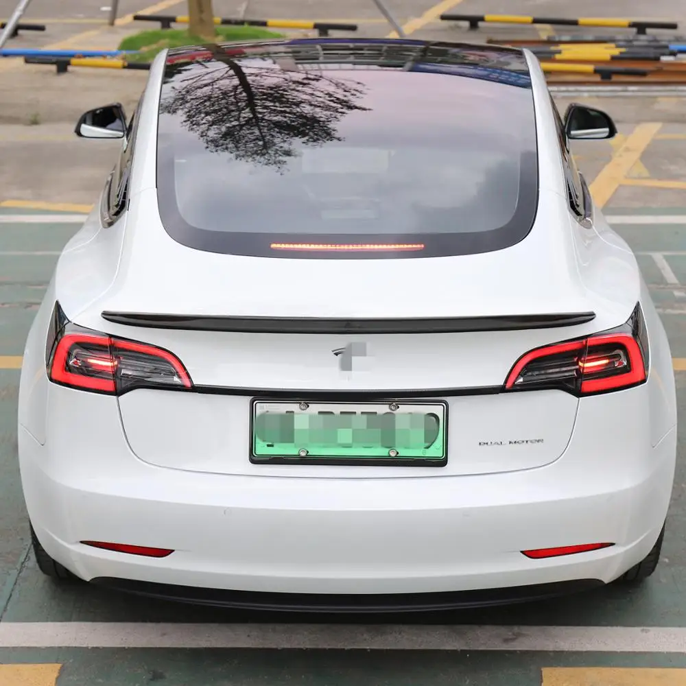 LUCKEASY автомобиль ABS Багажник крыло спойлер для Tesla модель 3- купе производительность спойлер багажника КРЫЛО