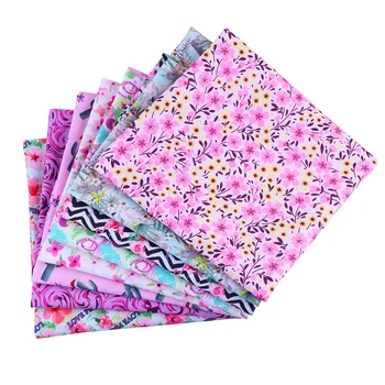 

50*145CM flower pattern Polyester cotton Fabric Patchwor Printed for Tissue Kids Home Textile for Sewing Doll Dress Curtain