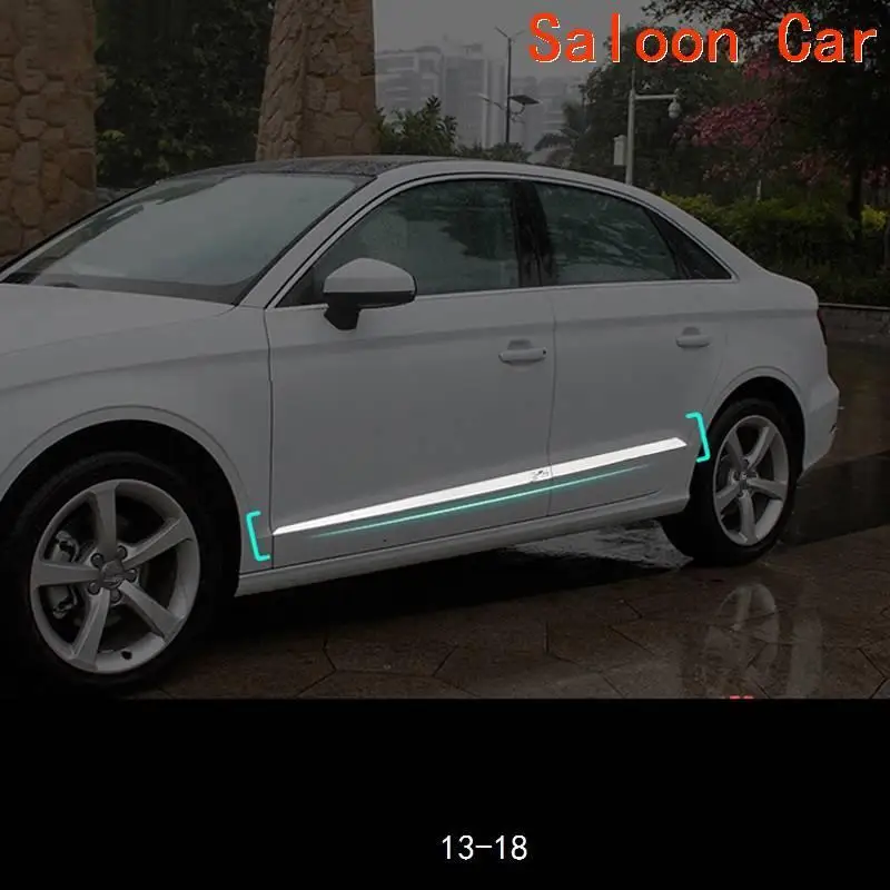 MODEL J Автомобильный декоративный хромированный декоративный аксессуар с яркими блестками 13 14 15 16 для Audi A3 - Цвет: MODEL J