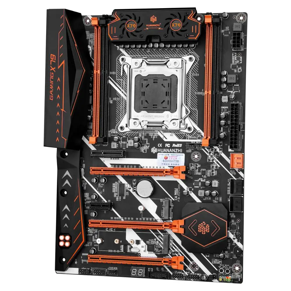 HUANANZHI X79 DELUXE V7.1 материнская плата LGA 2011 ATX USB3.0 SATA3 PCI E NVME M.2 поддержка REG ECC NON