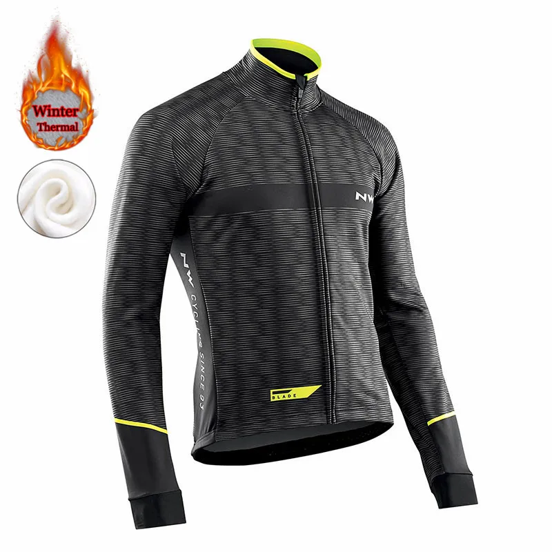 Northwave зимний термальный шерстяной пуловер для профессиональной команды, куртки для велоспорта, теплая велосипедная одежда для горного велосипеда - Цвет: 4