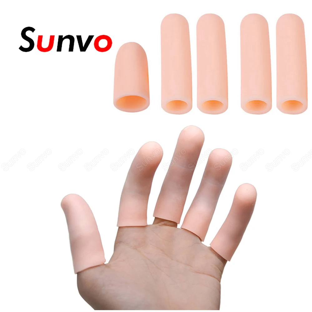 5 шт. закрытые силиконовые противоизносостойкие защитные рукава Sunvo для
