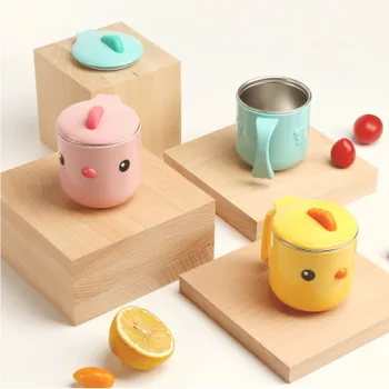 

280ml Baby Cup Leak-Proof Safety Chicken Bottle Kids Baby Infant Training Drinking Bottles Cups Cute Water Bottle