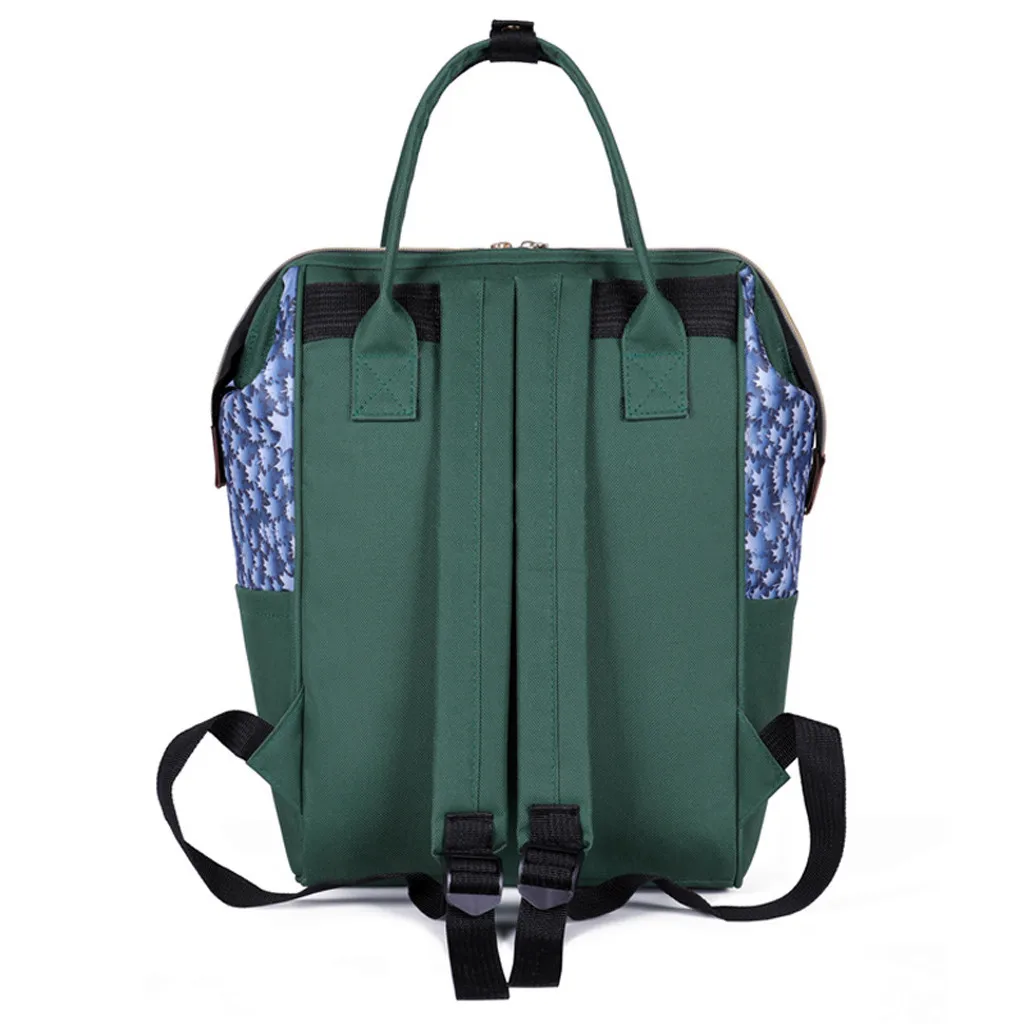 Diaper Bag Baby Nappy Bag Mummy Daddy Backpack Large Capacity Waterproof Casual Laptop Bag Rechargeable Holder for Bottle