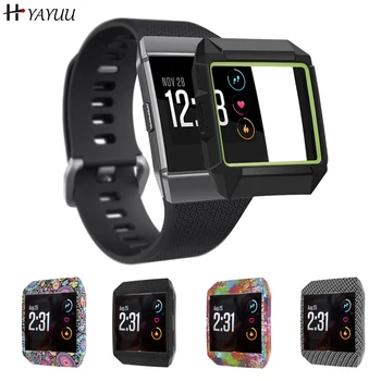 

YAYUU Silicone Printing Frame Skin Cover Protective Case For Fitbit Ionic Smart Watch