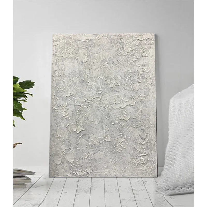 

Home Decor Handmade Abstract Painting Canvas Art Wall Painting Large Wall Art Modern Minimalist Art Texture White Art