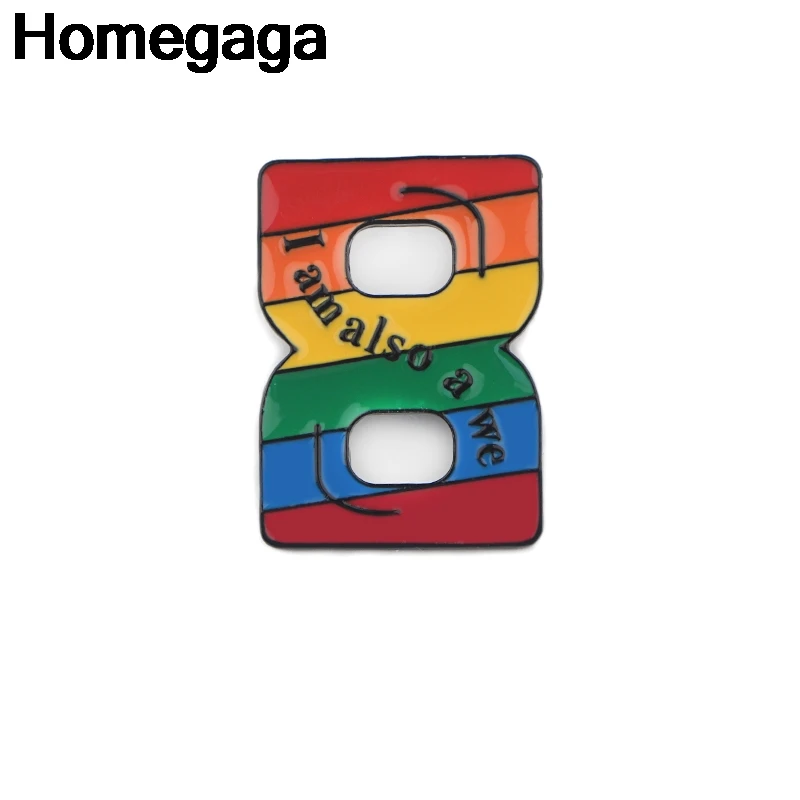 Homegaga Sense8 гомосексуалические цинковые шпильки para рюкзак pride одежда медаль для сумки рубашка шляпа значки броши для мужчин и женщин D2262