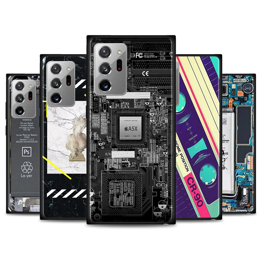 Чехол для телефона Samsung 8 9 10 Note 20 Ultra Plus Lite 5G Мягкий Силиконовый противоударный