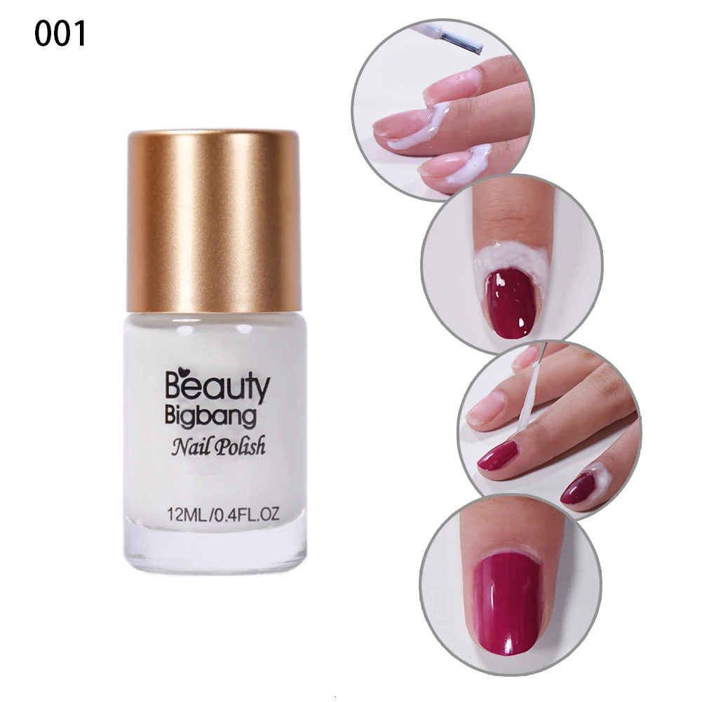 BEAUTYBIGBANG 12 мл жидкость для снятия ленты белый Увлажняющий анти-перелив клей для нейл-арта латексный защитный лак для ногтей маникюр