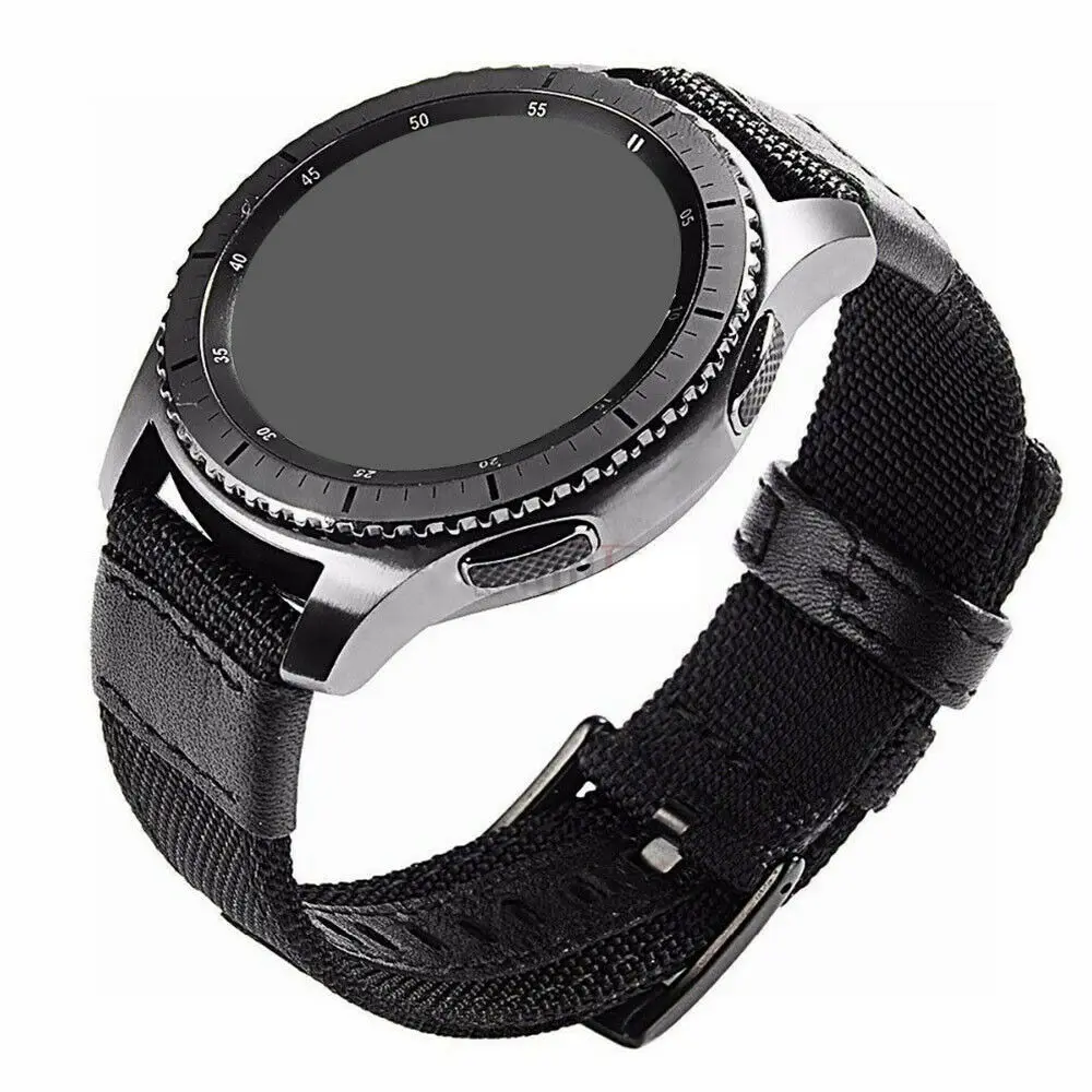 Универсальный 20 мм ремешок для часов для samsung gear Sport S2 классический нейлоновый сменный ремешок для часов для samsung Galaxy Watch 42 мм активный