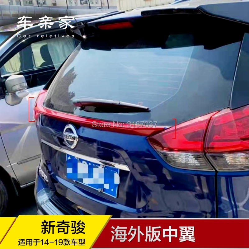 Для Nissan X-Trail Rogue T32- ABS пластик Неокрашенный задний спойлер крыло багажник губы крышка багажника автомобиля Стайлинг