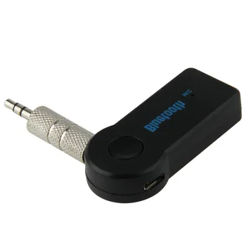 

200pcs Hands-Free Wireless 4.1 Bluetooth Audio Music Receiver Adapter 3.5mm Stereo Car Kit For Music Streaming Sound System